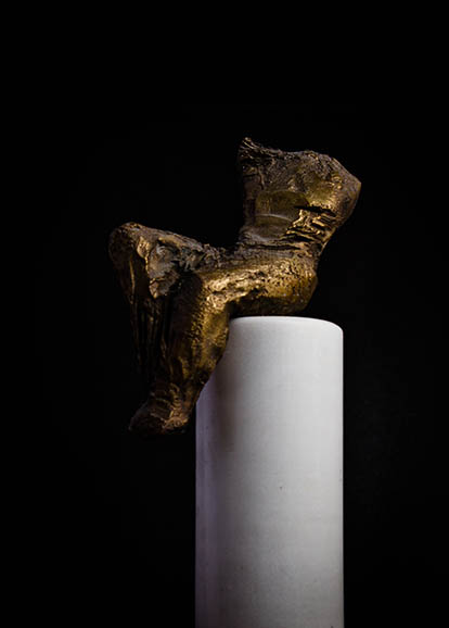 Wooden Lying Body sculpture